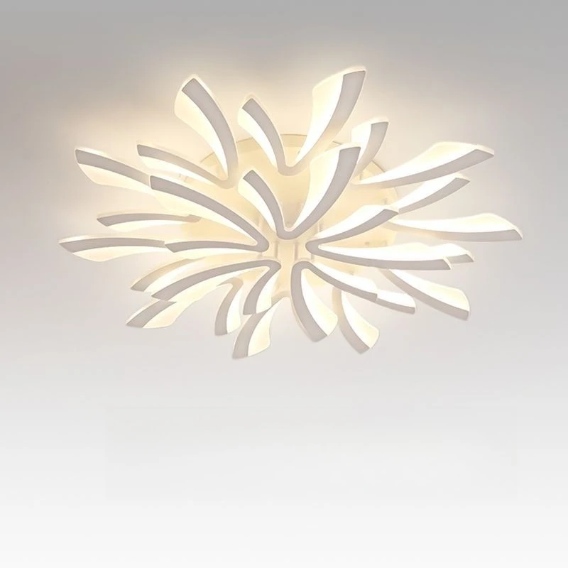 

Modern LED Ceiling Chandelier Lights for Living Room Bedroom Dining Study Room White Black Body Chandeliers Fixtures Room Decor