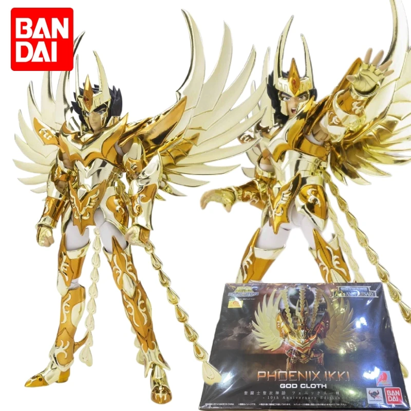 

Japanese Version Bandai Anime Peripheral Saint Seiya Myth 10th Anniversary God Phoenix Phoenix Ikki Model Collection Gift Toy