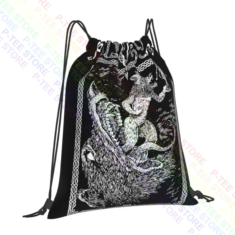 Ulver Norwegian Experimental Electronica Band Werewolf Drawstring Bags Gym Bag Foldable Large Capacity