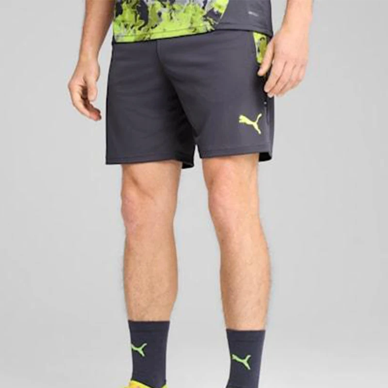 Puma Authentic Summer Men's Moisture-Wicking Breathable Slim-Fit Football Sports Shorts 659897-08