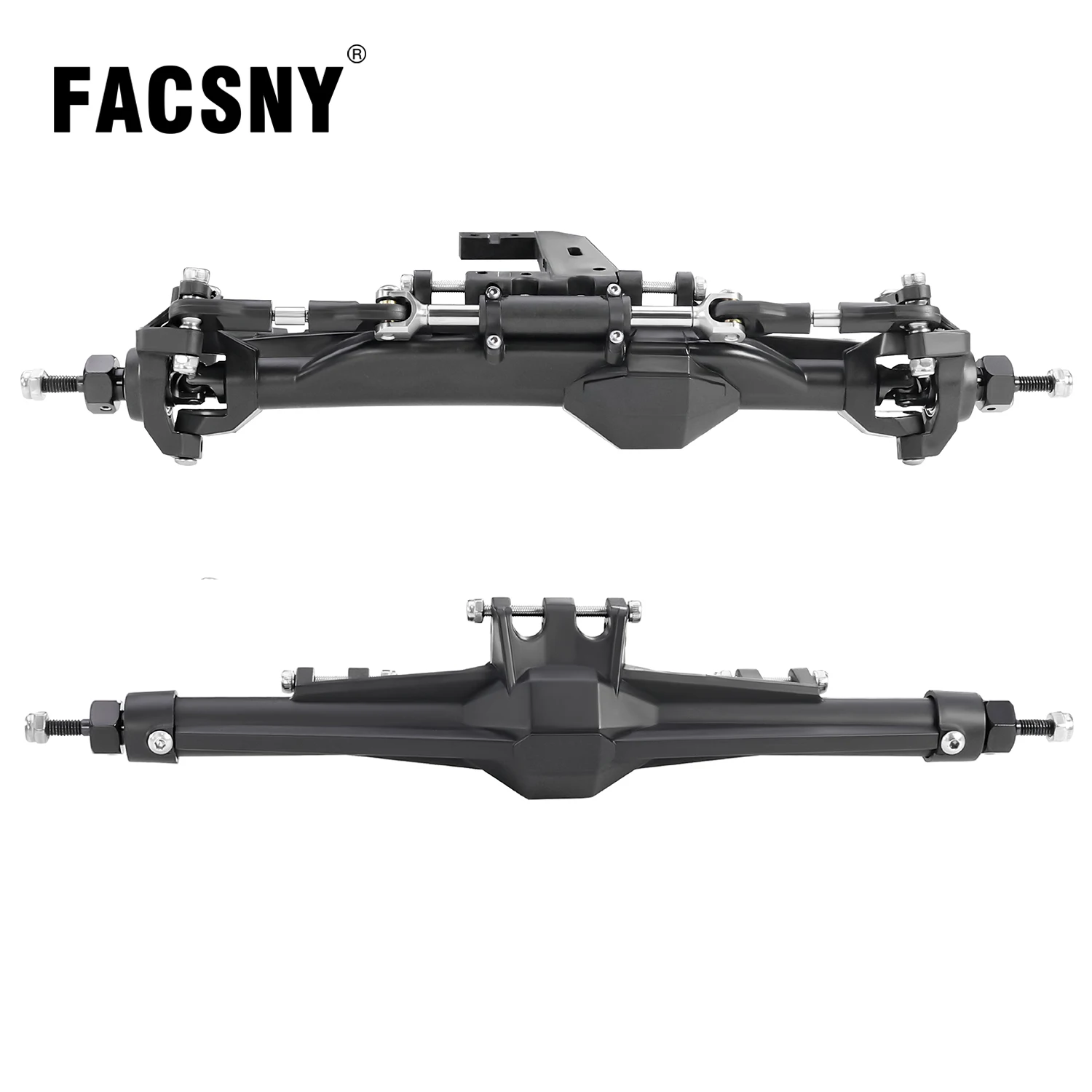 H10 Plastic Front Rear Straight Axle Set Complete Axles For 1/10 RC Crawler Car Vanquish H10 Optic Upgrade Parts