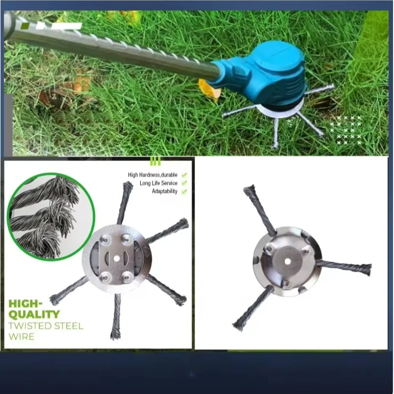 

Tool Parts Steel Wire Lawn Mower Cutting Shrubs Grass The Power Tool Is Sturdy Durable 3 Teeth 6 Teeth Durable fast replace