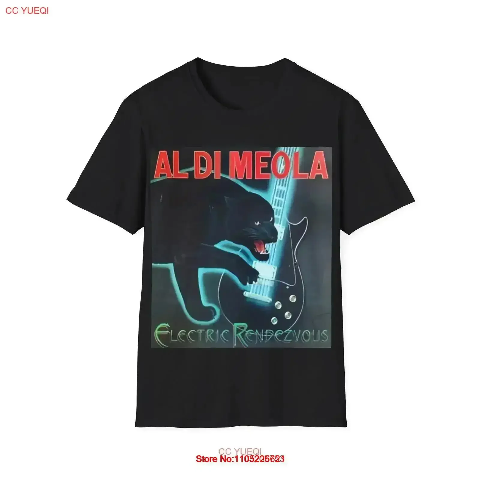 Soft Cotton T Shirt Al Di Meola Electric Rendezvous vintage Washed Breathable designer clothes Casual graphic Stretched