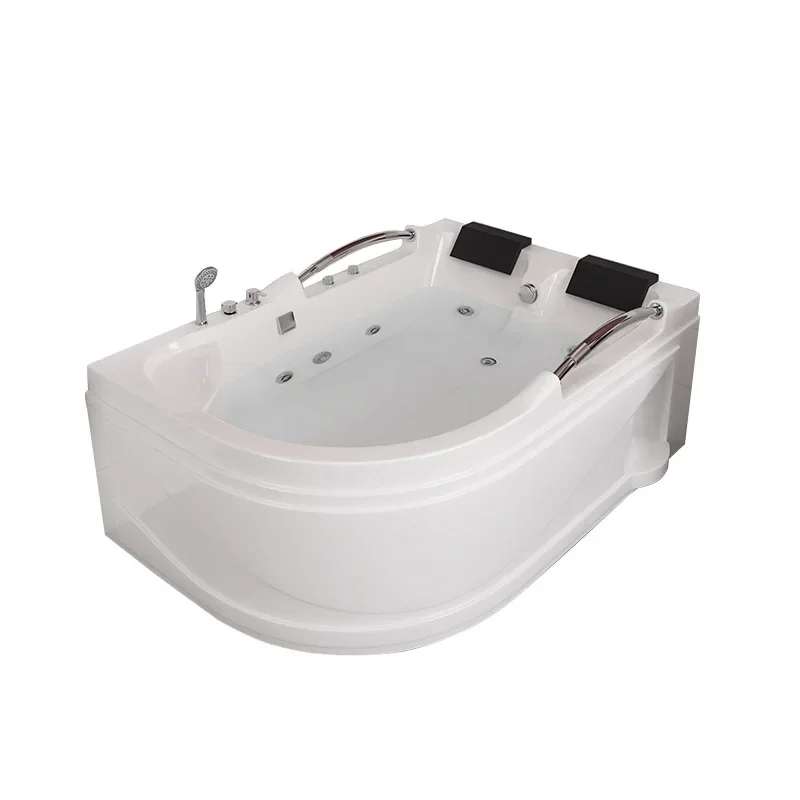 

1.8 meters special-shaped jacuzzi, acrylic household double independent small apartment constant temperature smart