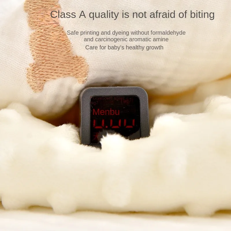 Одеяло для новорожденных, хлопковое одеяло с мультяшной вышивкой, мягкое дышащее детское одеяло с кондиционером на весну и осень