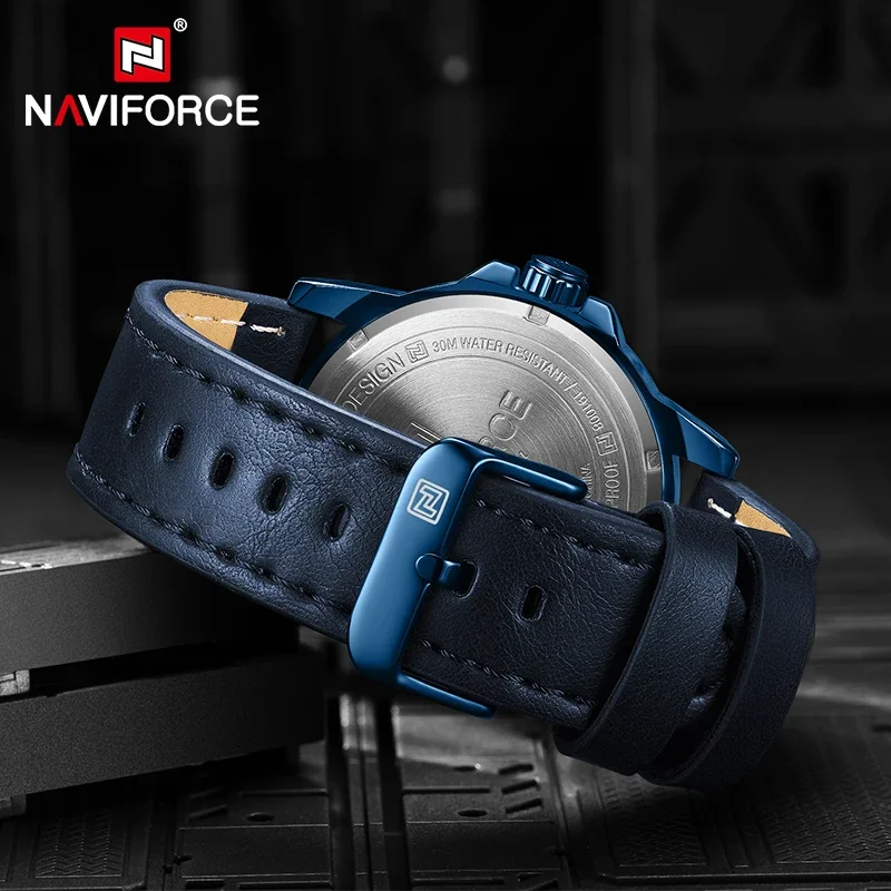 NAVIFORCE Mens Watches Men Fashion Casual Quartz Wrist watch Military Waterproof Day and Date Display Clock Relogio Masculino