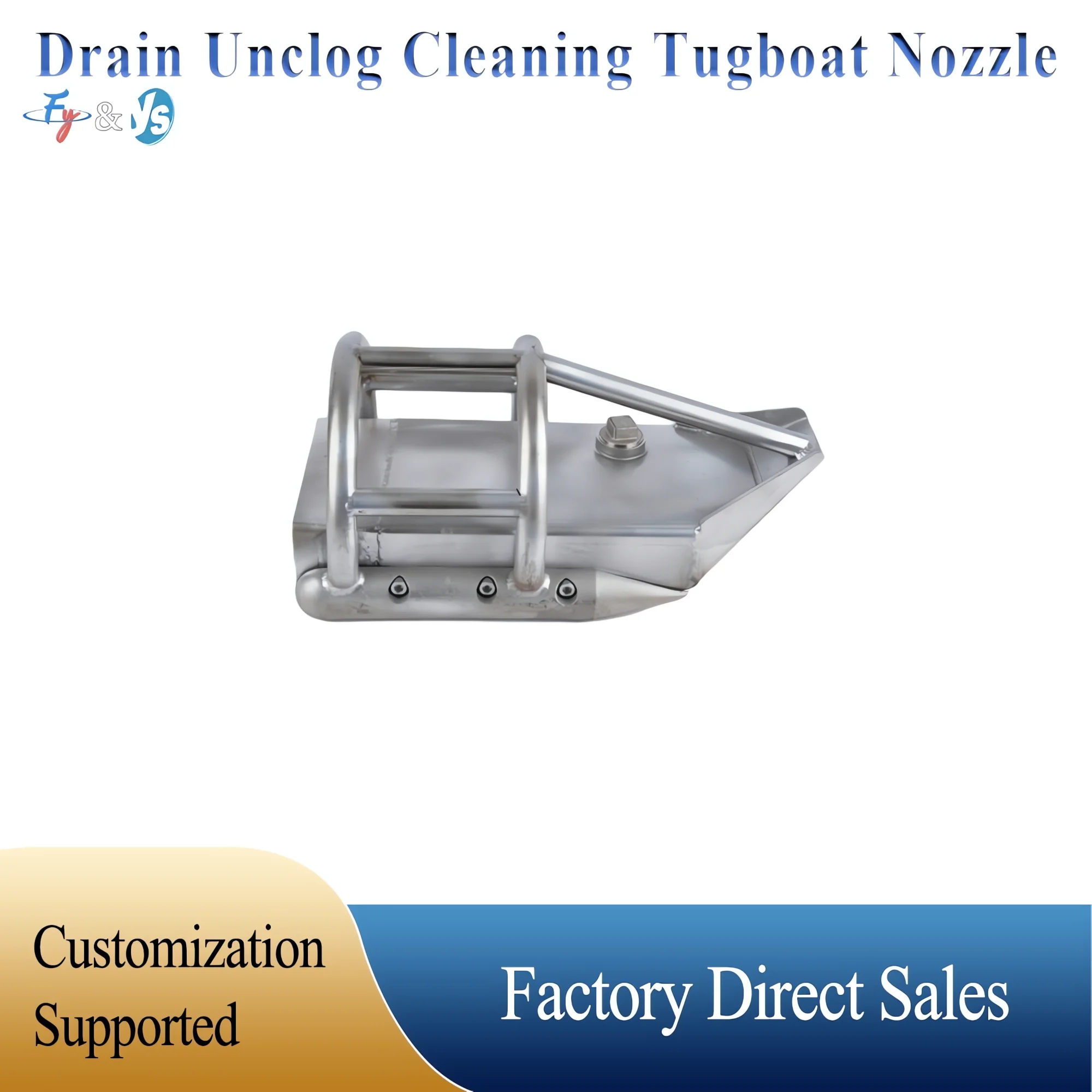 High Impact Boat Sewer Jet Nozzles,Ceramic Core Sewer Jetter Nozzle Pipe Dredging Ship Type Nozzle