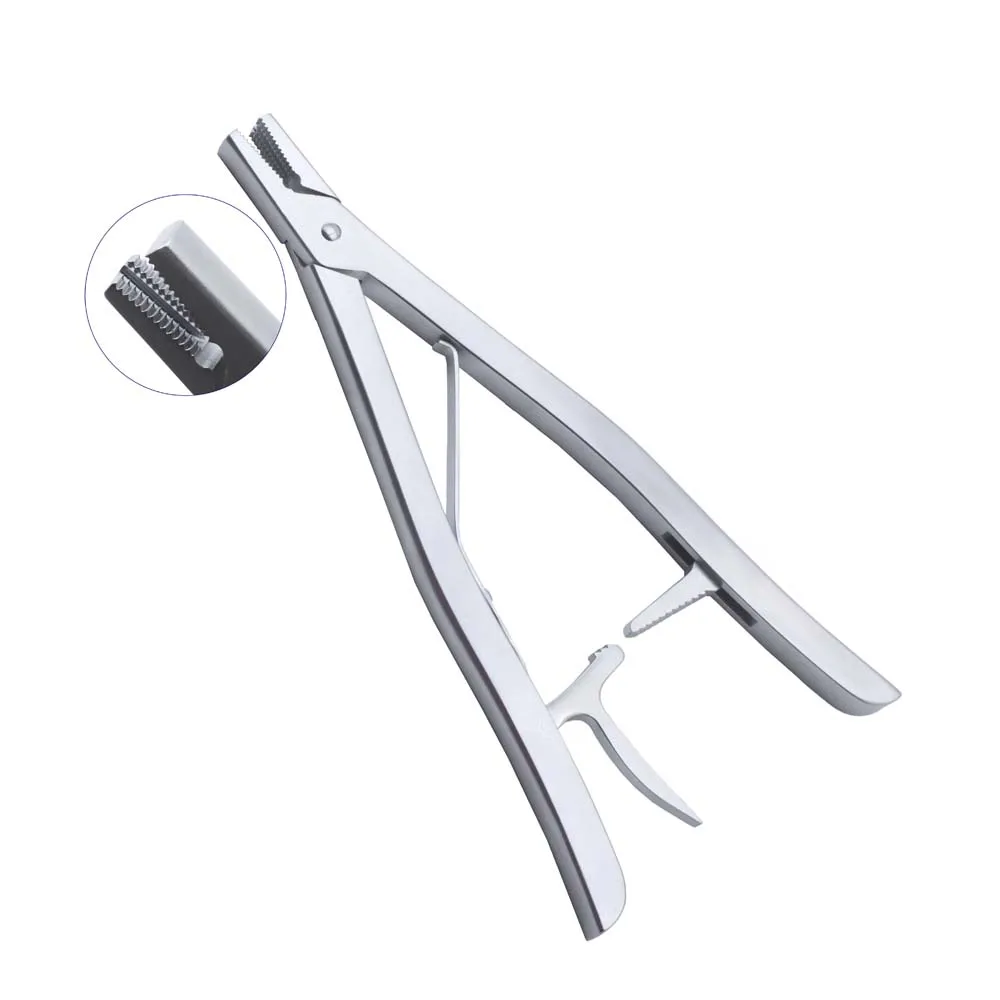 Instrumento de extracción de tornillo, tornillo de fijación, juego de instrumentos extraíbles, instrumento quirúrgico