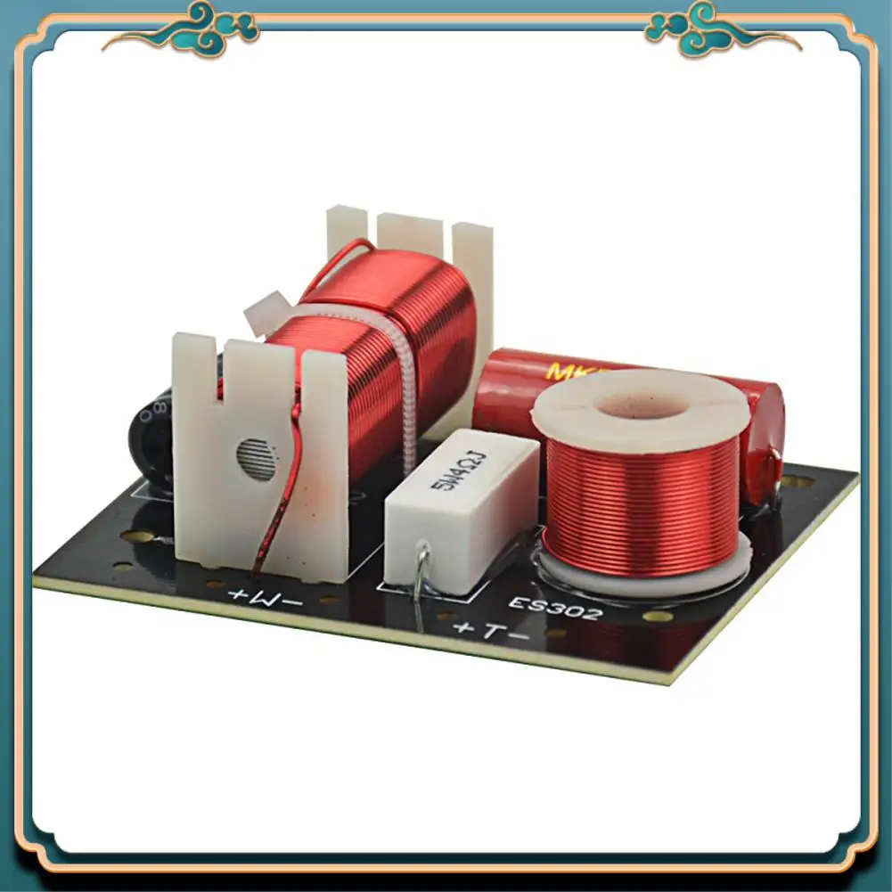 (Новинка)-ES302, 2-полосный аудиодинамик, кроссовер, высокие + делитель частоты, кроссоверы, фильтры для динамиков, сделай сам, для домашнего кинотеатра