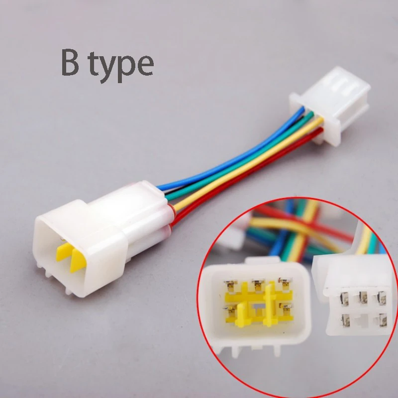 Electric vehicle waterproof Hall conversion plug-in Motor Hall converter Hall adapter plug conversion head 5 lines