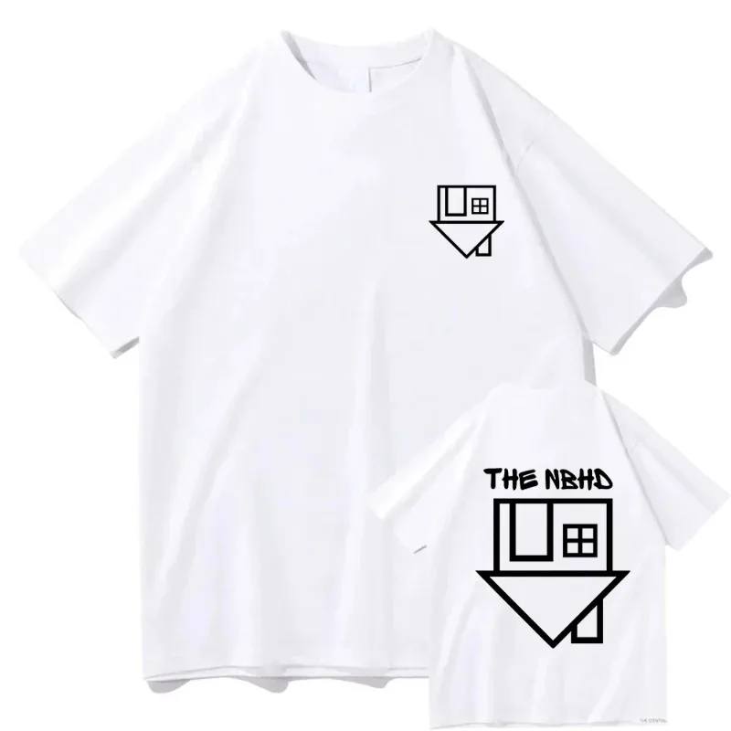 Pure Cotton Breathable Children's T-shirt 2026 New Minimalist House Printed Casual Parent-child Outfit for Boys and Girls