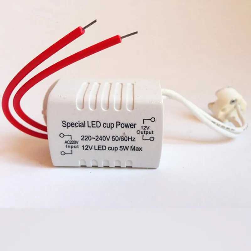 220-12v Lamp Cup MR16 1w 2w 3w 4w 5W LED Driver Power Supply Dedicated for Spotlight Accessories 12 Volt Power Supply  Constant