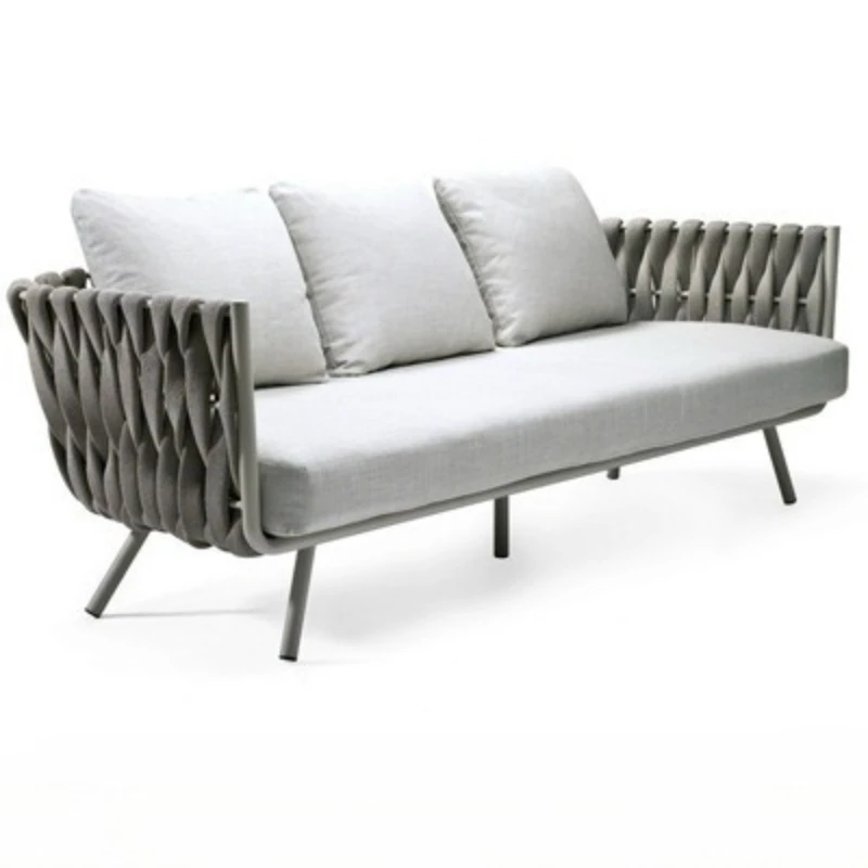 

Outdoor rattan chair sofa villa courtyard hotel garden homestay rattan leisure coffee table furniture combination