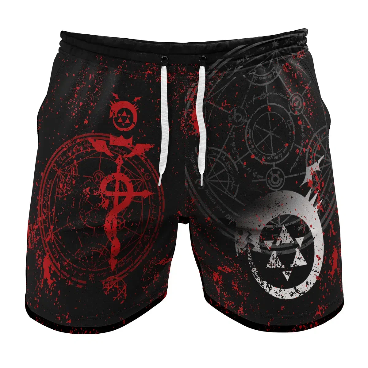 Fitness Clothing 3D Digital Printing Street Fashion Japanese Anime Fitness Shorts Fashion Trend Short Sleeves