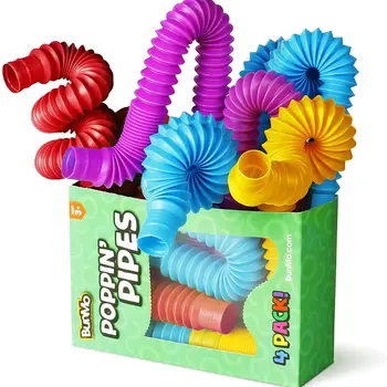 Mini jouet sensoriel Pop Tube, coloré, robuste, pour la Cons...