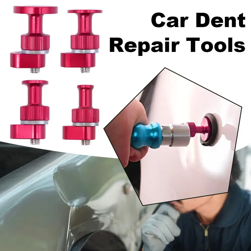 Outil de réparation de bosses de voiture, extracteur de bosses de grêle, réparation de petites bosses, réutilisable, nivellement, alliage d'aluminium, extracteur de joints rond, accessoires Fo Y9g3