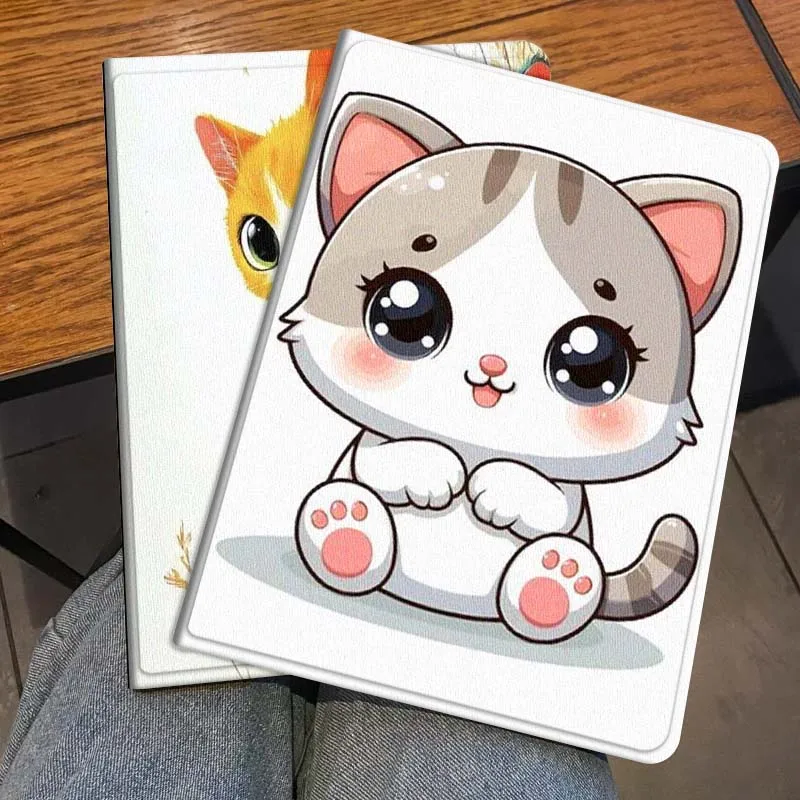 

Cartoon Cute Art Cat Gift For Honor Pad 8 V8 9 GT MagicPad 13 3 2 Tab MatePad Pro Air 12 X 12.6 Foldable Tablet Case