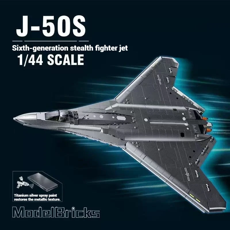 

Building blocks fighter jet educational toy model ornament, aircraft carrier assembly toy, birthday gift for adults and children