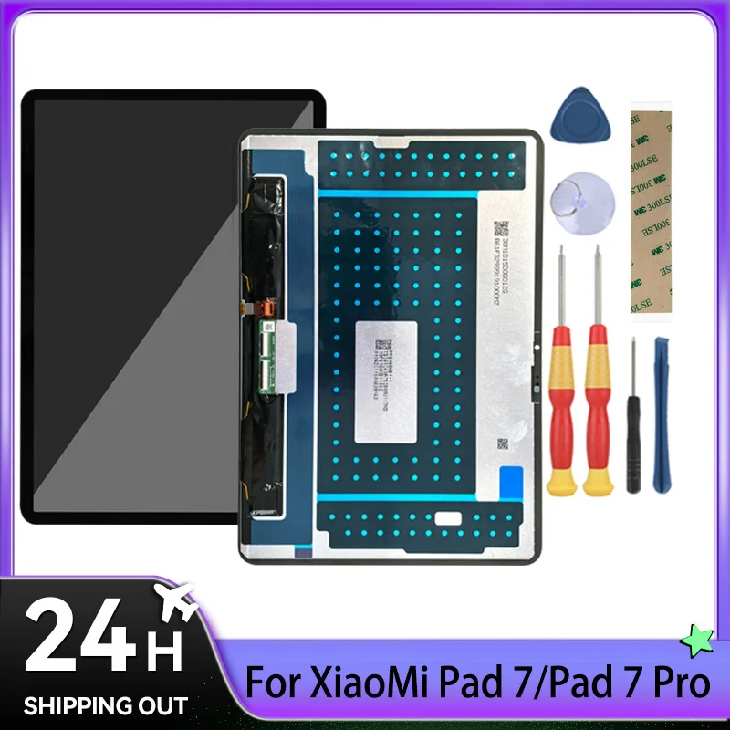 For XiaoMi Pad 7 Pro/Pad 5 Pro 12.4 Inch LCD Display Assembly Replacement Parts With Tool