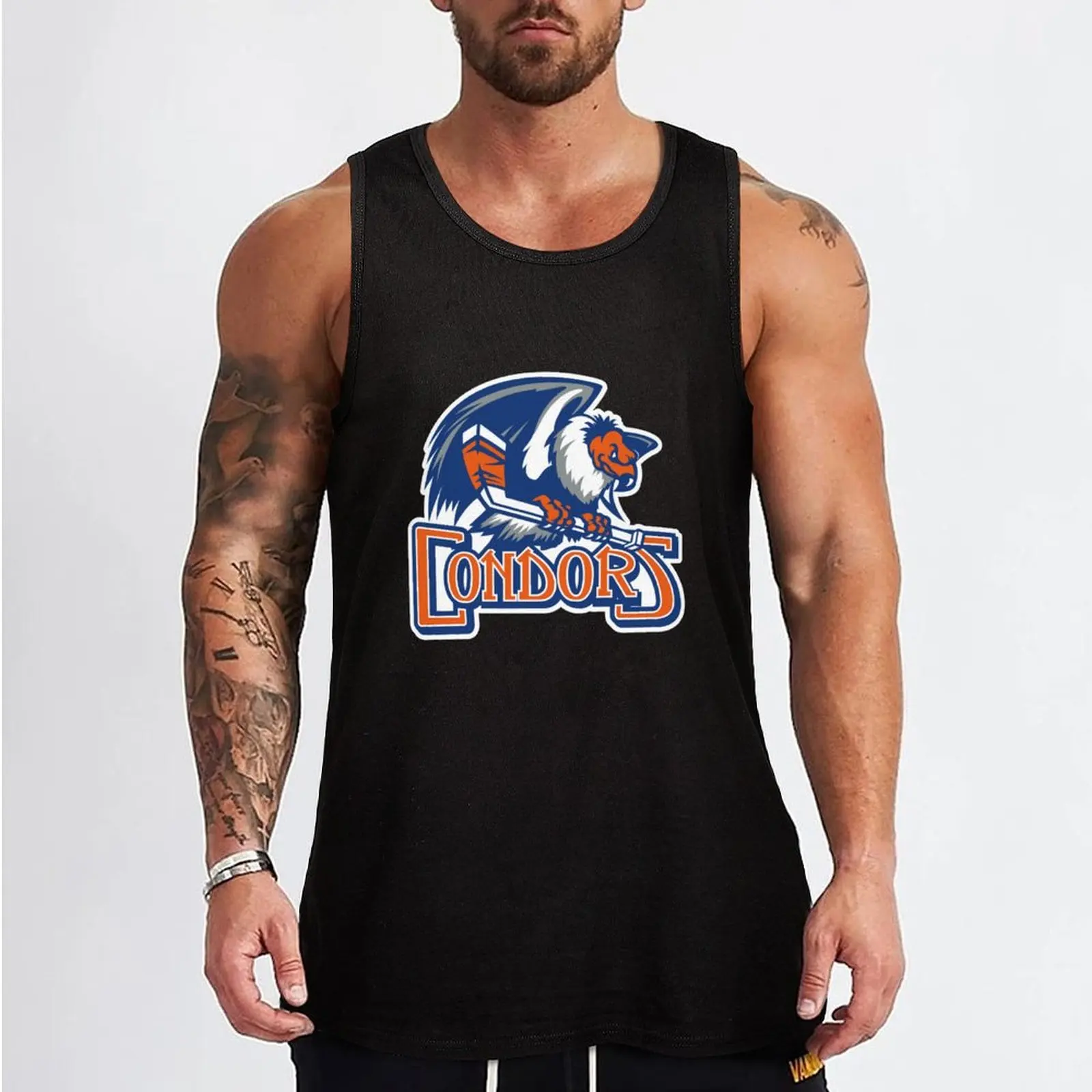 Blue Condors Hockey Tank Top summer 2024 Men's clothing summer clothes men 2024 Male vest