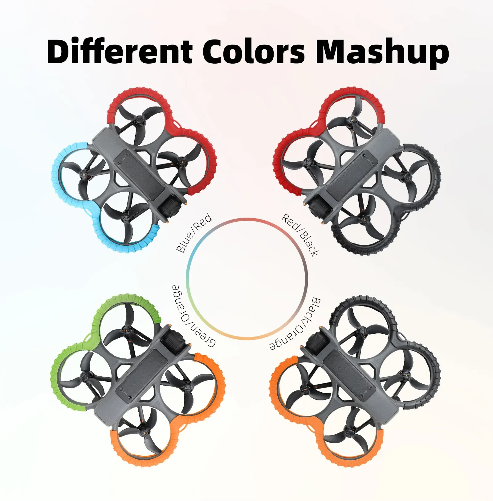 For DJI Avata 2 Protective Bumper Ring Propeller Guard Anti-Collision Protectors Prop Bumper for DJI Avata 2 Drone Accessories