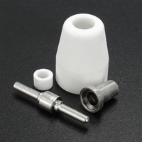 30Pcs Air Plasma Cutter Consumables Tips Kit For PT-31 LG-40 Torch CUT-40 50 Nickel Shielding Cup Electrodes 40A