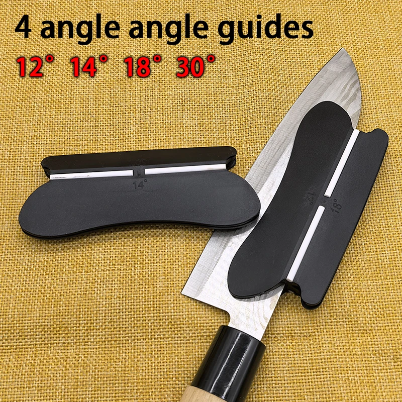 1-2PCS 2025 New Angle Guide 12/14/18/30° Fixed Angle Sharpening Tool for Whetstone Diamond Agate Stone Quick Sharpener Outdoor