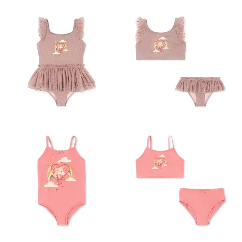 Girl Swimwears German Horn Baby  Swimwear  Kids Vacation Sunscreen Swimsuits Bikini Teen Swimsuit for Girls Bikinis Biquini Mayo