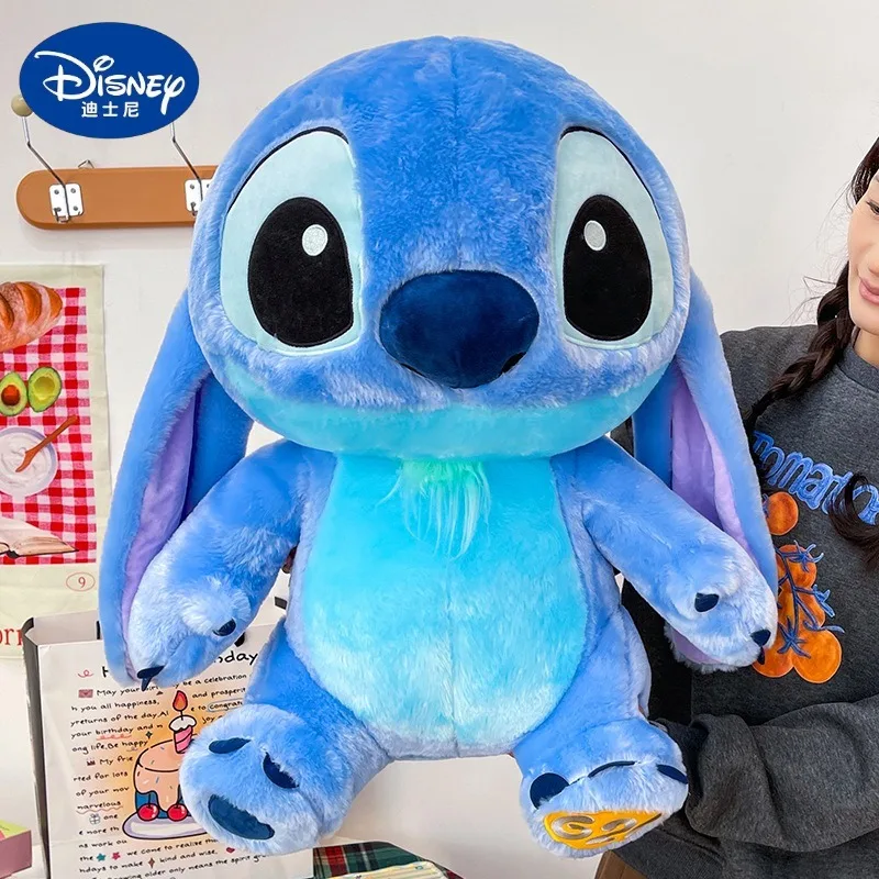 

35/45/60cm Big Size Lilo & Stitch Disney Anime Plush Stuffed Doll Cartoon Room Decoration Plushies Pillow Children Holiday Gifts