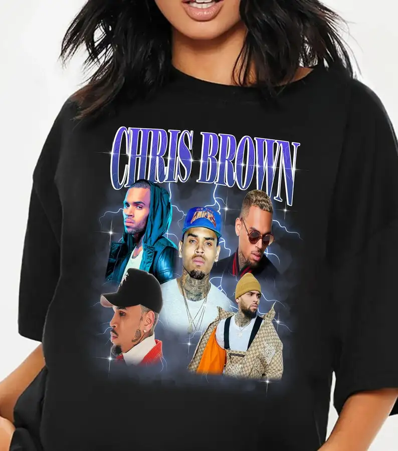 Chris Breezy Tour  Vintage Chris Brown 90s Graphic t Chris Brown Concert Group  Giftshirt