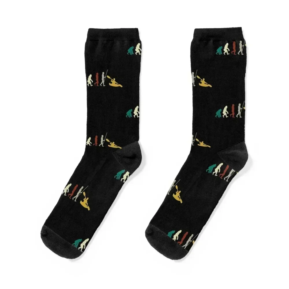 

Canoe kayak evolution paddler kayaker gift canoeing Socks anti slip football custom sports shoes Men's Mens Socks Women's
