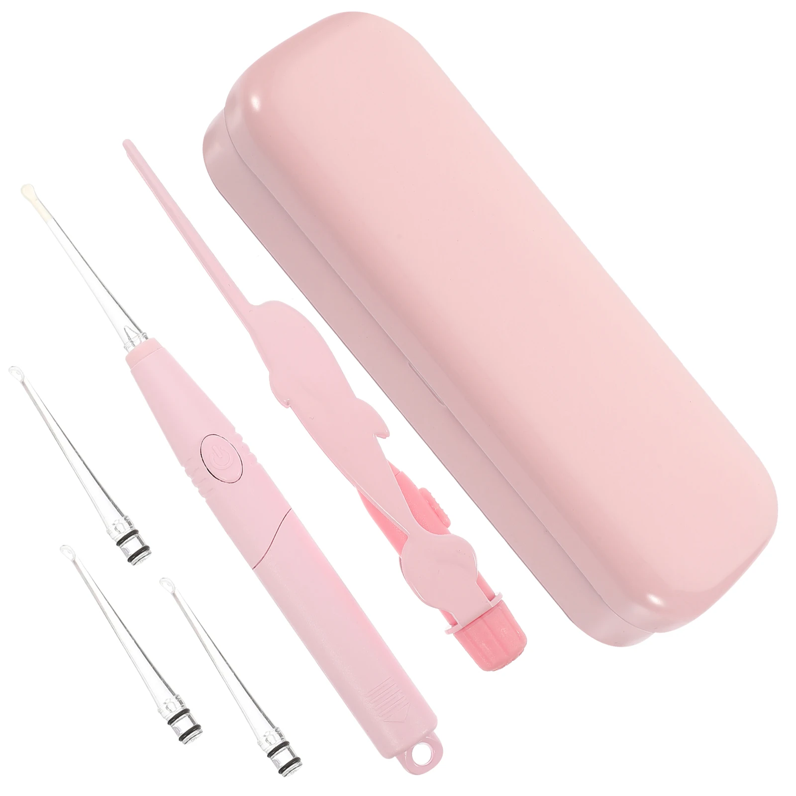 

Ear Syringe Electric Lamp Design Baby Ear Cleaner Led Flashlight Spoon Durable Safe Easy Clean Long Use Box Included