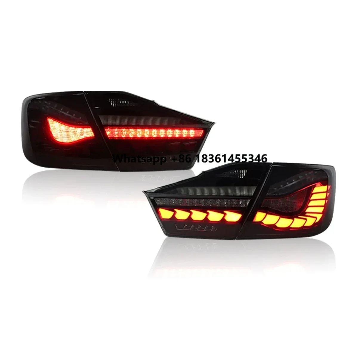 

7th Camry 2012-2014 LED Tail Lights DRL Turn Signal Dragon Scale Rear Lamps Car Light Taillights