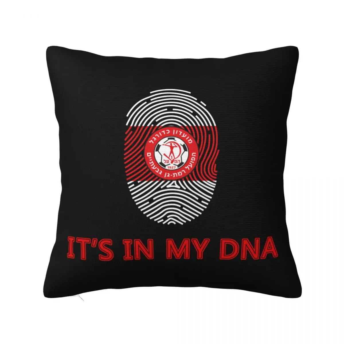 

Israel Hapoel Ramat Gan Givatayim Fc Pillowcase Decorative Sofa Cushion Double-sided Printing Short Plush Pillowcase Home