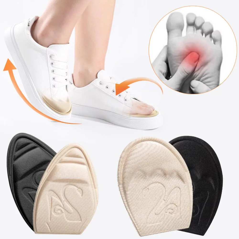 

Memory Foam Shoe Size Reducer Pads Anti-Slip Insoles for Big Shoes Absorb Sweat & Relieve Ball of Foot Pain Breathable Shoe Pad