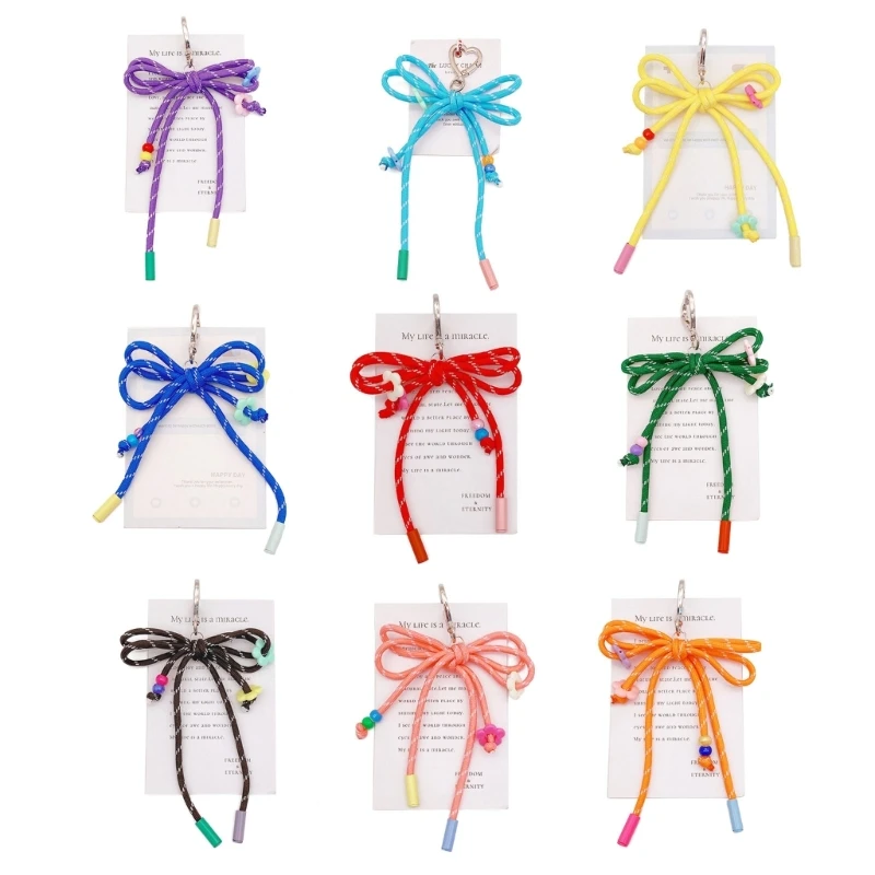 Stylish Colored Nylon Keyring Sturdy and Waterproof for Adults Daily Use Dropsale