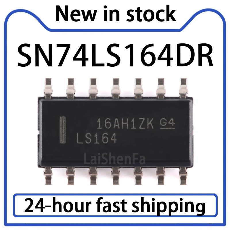 10PCS SN74LS164DR Package SOIC-14 Serial Input Shift Register Chip Stock
