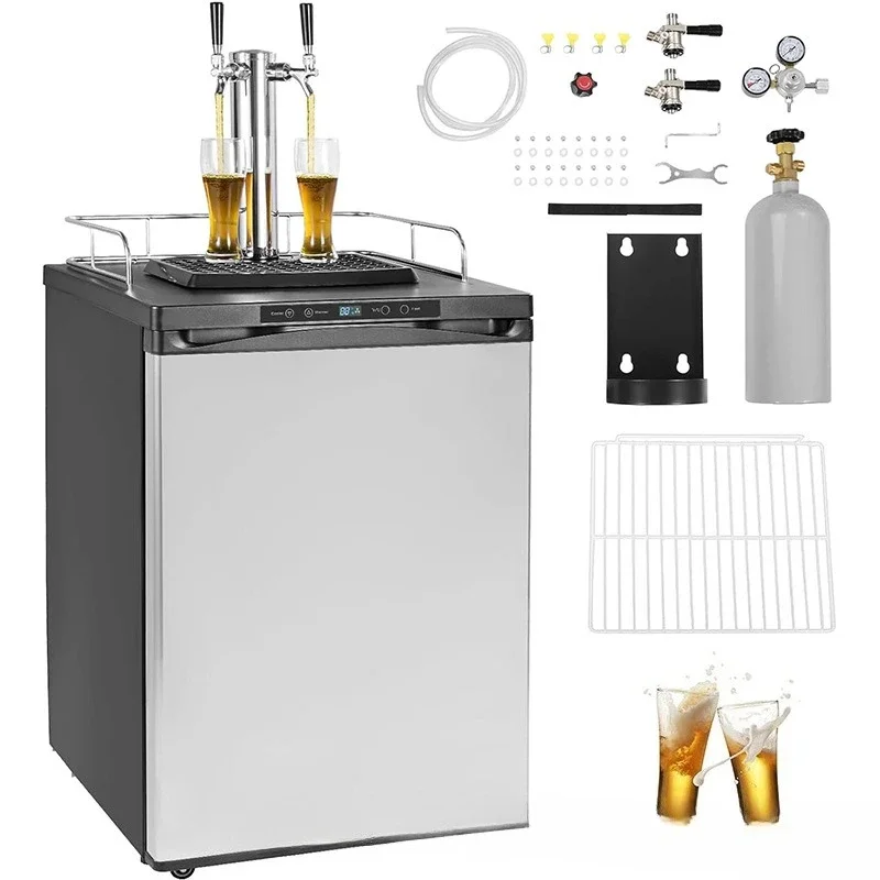 Commercial and household draft beer machine, all-in-one machine