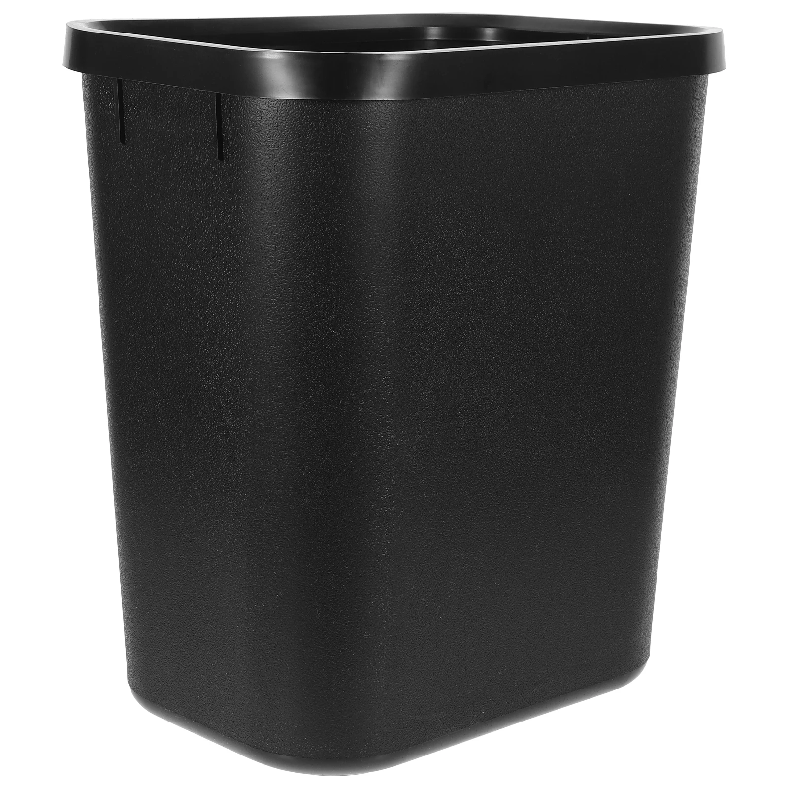 

13 Quart 4 Gallon Trash Can Black Large Capacity Space Saving Kitchen Garbage Can Under Sink Office Dorm Easy Clean Plastic