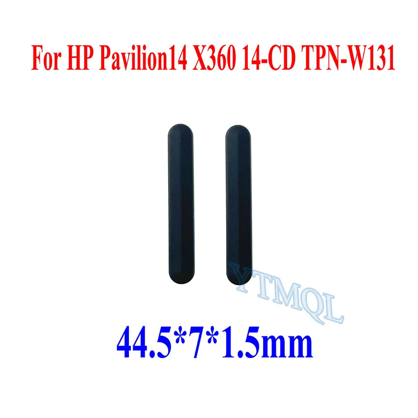 2-4PCS NEW DIY Laptop Rubber Pad For HP Pavilion14 X360 14-CD TPN-W131 44.5x7x1.5mm Lower Cover Foot Pad With Double-Sided