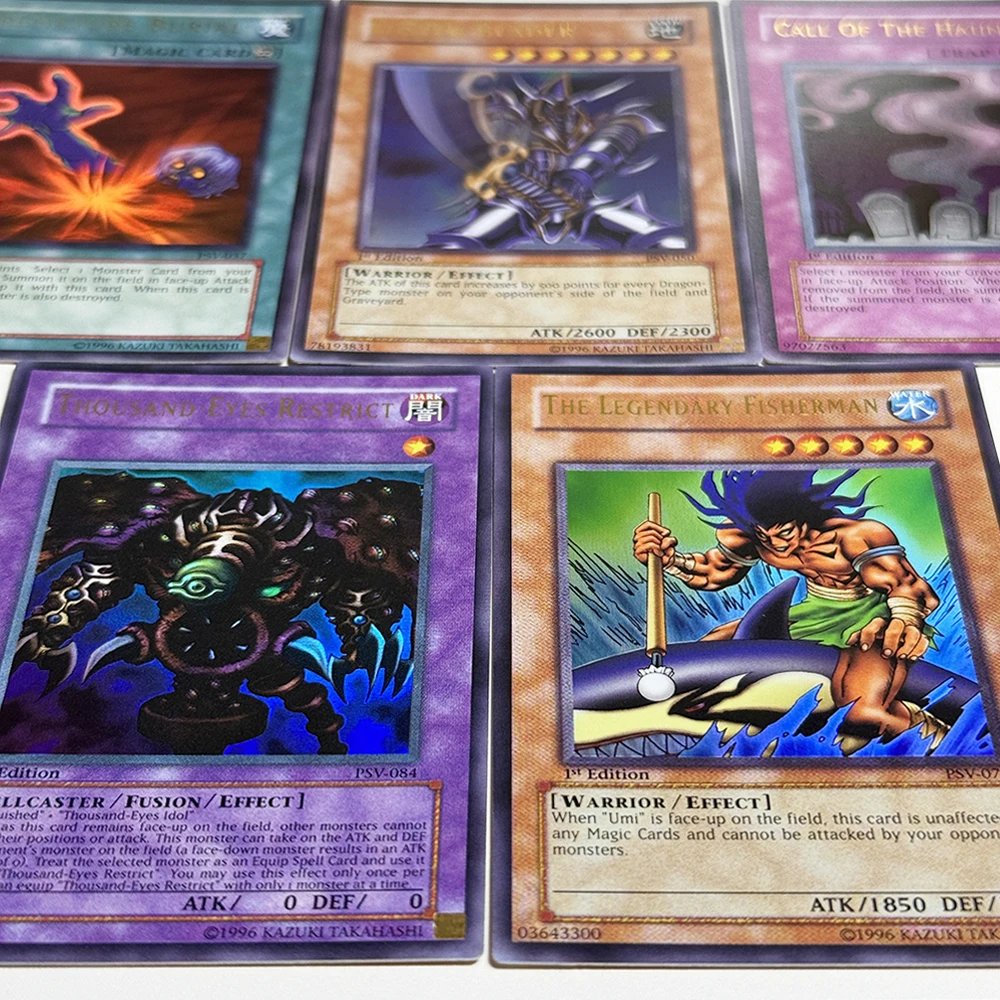 Yu-Gi-Oh! 1ST Pharaoh's Servant series DIY Game cards Call of the Haunted Premature Burial Buster Blader The Legendary Fisherman