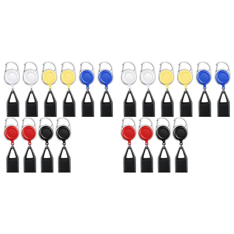 

20 шт., выдвижной брелок для ключей разных цветов