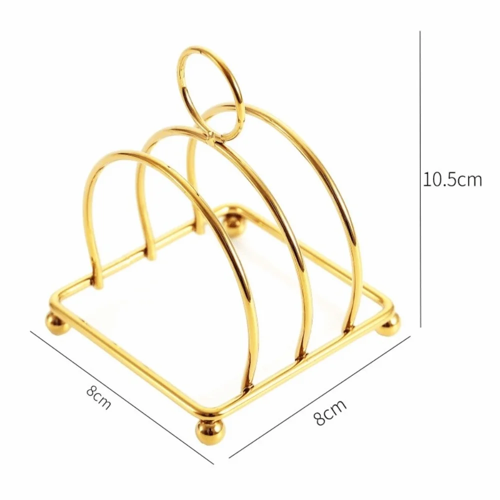 Stainless Steel Toast Bread Rack Space Saving Food Display Bread Holder Stable Multi-functional Bread Cooling Rack Home Kitchen