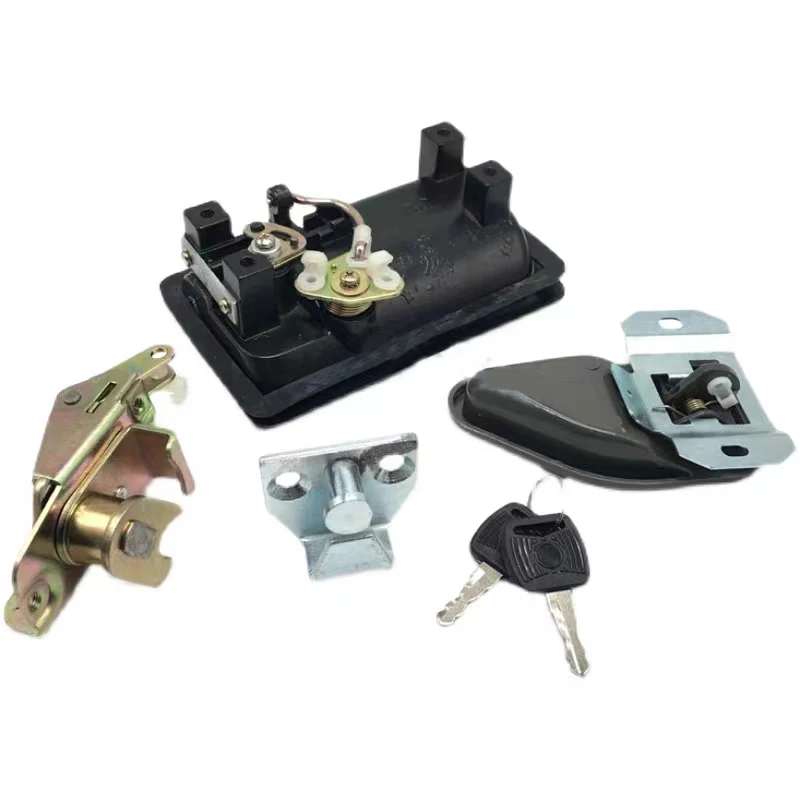 

Excavator parts for Yuchai YC35 50 60-8 85-7 cab door lock assembly door inside and outside handle lock block lock