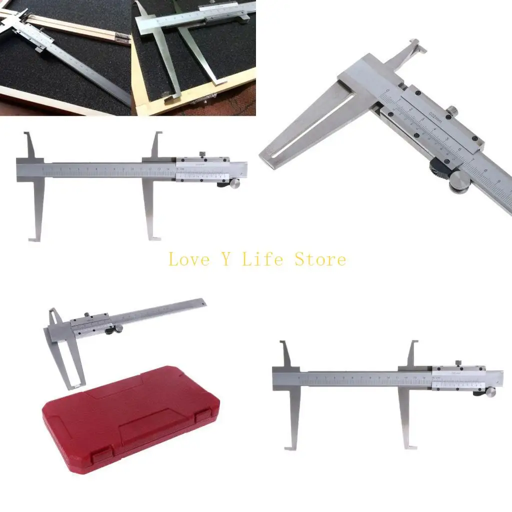 

L74C 150mm/0.02 Stainless Steel Inner Calipers 2 Claw U1JB Caliper Measuring Tool