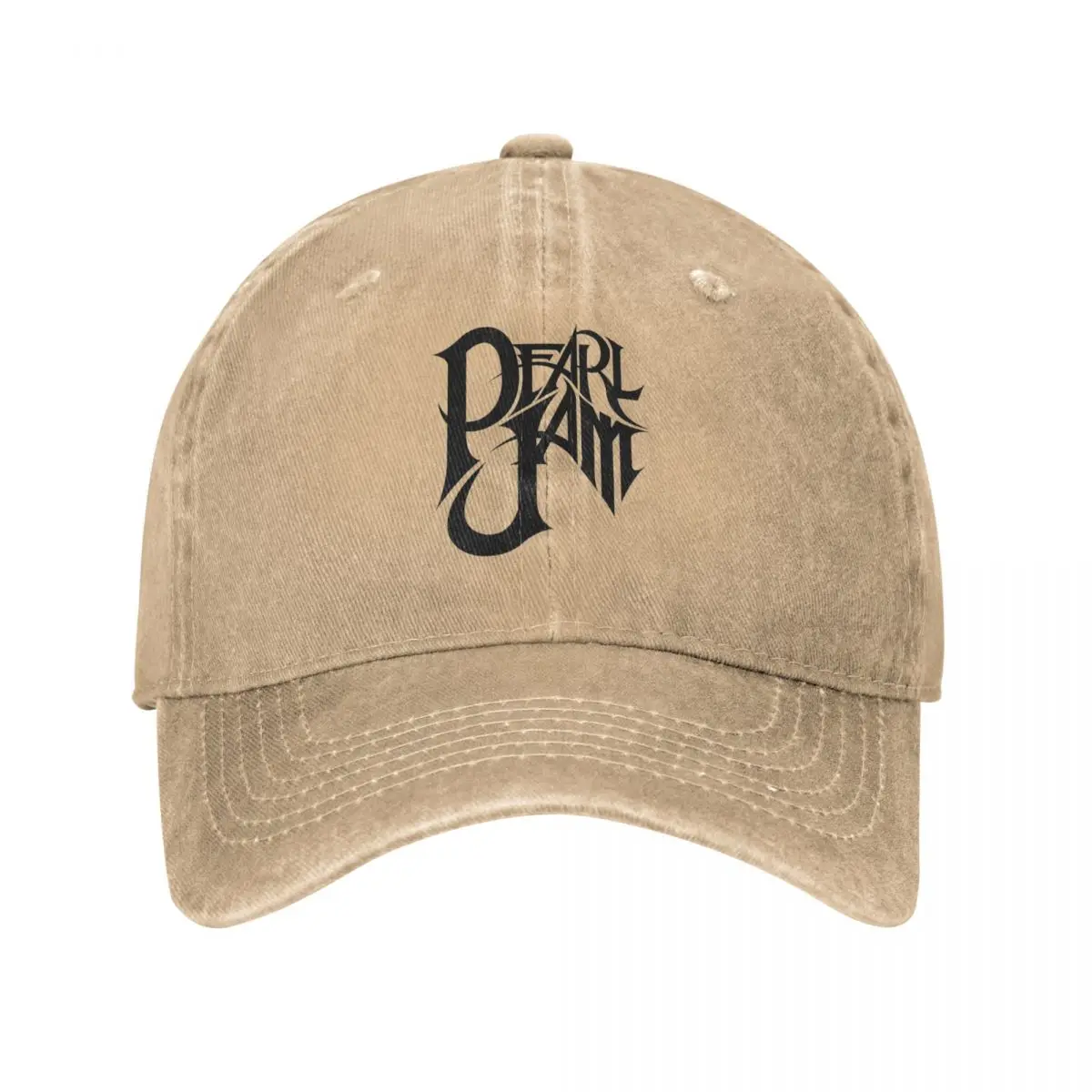 Black Pearls Jam Letters Rock Band Fashion Retro Cowboy Washed Baseball Caps Female Sport Denim Sun Camping Hat Men Trucker Cap