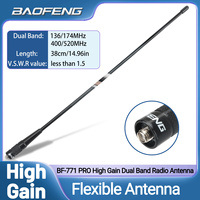 Walkie Talkie BF-771 PRO Dual Band Antenna SMA-Female High Gain for Baofeng UV-5R UV 21 PRO V2 5RH Quansheng UV K6 K5(8)