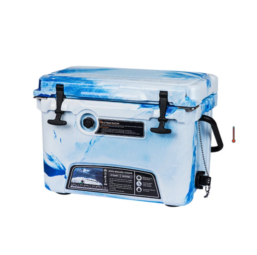 

New Rolling Plastic Super Hard Fishing Box Camping Incubator Factory One-piece Shipping Fishing Gear Table 20 Liters Ice Box