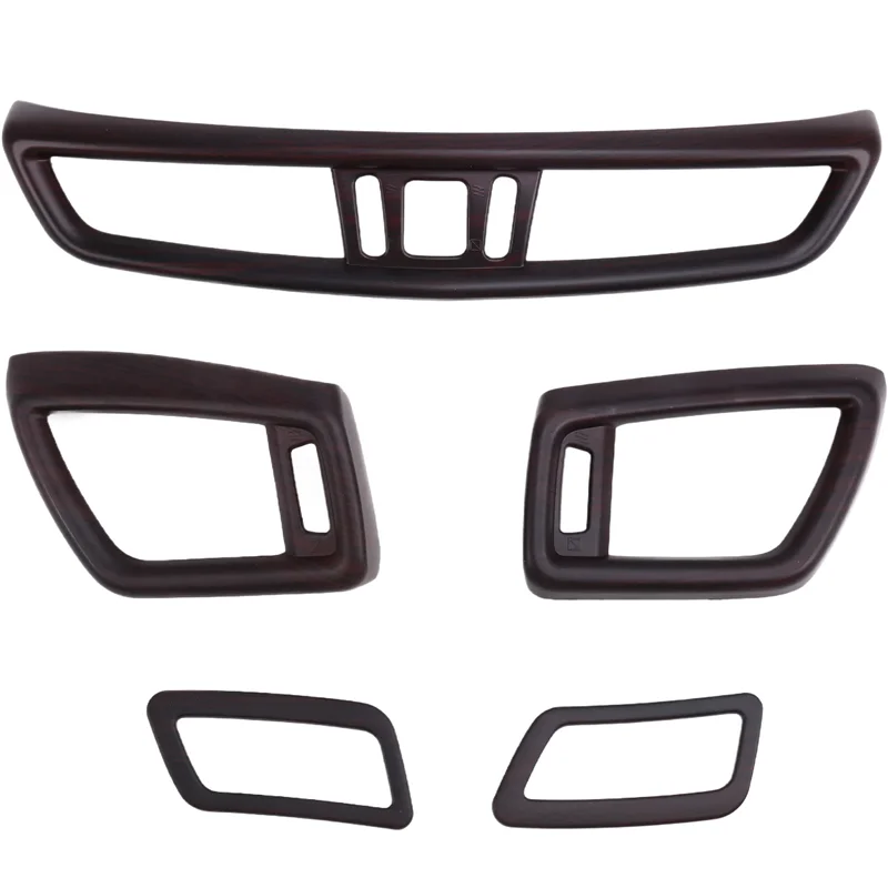 A65P-5 Pcs Car Front Console Air Condition Vent Outlet Cover For Nissan X-Trail T32 Rogue Qashqai J11 2014-2020