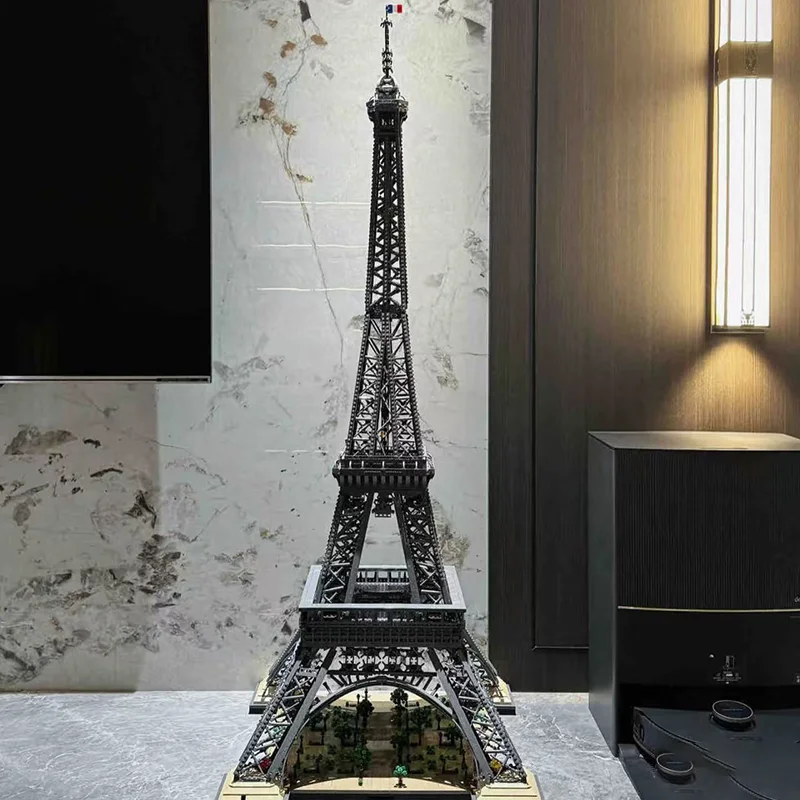 

In Stock MOC 1.5M Eiffel Tower 10001pcs PARIS Famous Architecture Model Building Block Brick Toys for Adult Kids Birthday Gifts